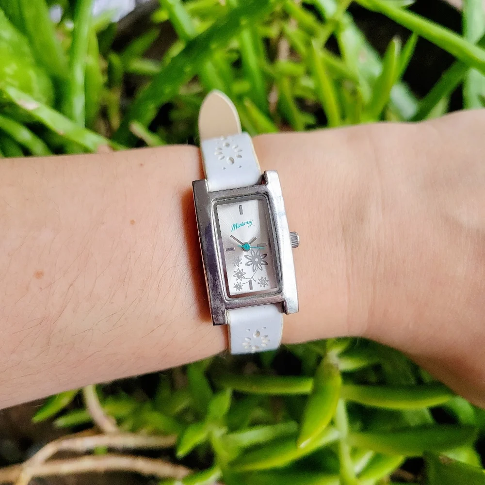 Vintage Manlaray Floral Watch